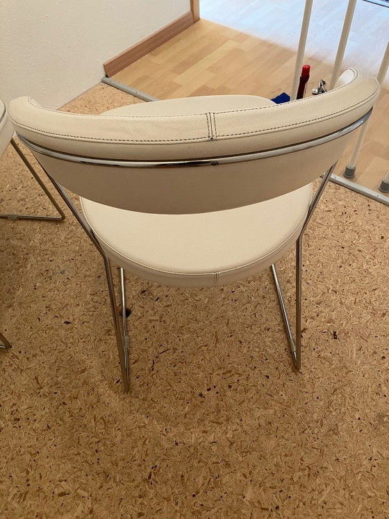 Deux chaises originales Calligaris New York ! Chaises design italiennes ! Blanches ! (photo 4 of 8)