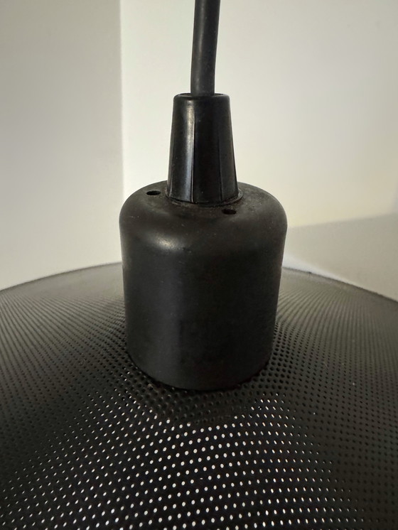 Image 1 of Lámpara colgante de metal microperforado de los años 60