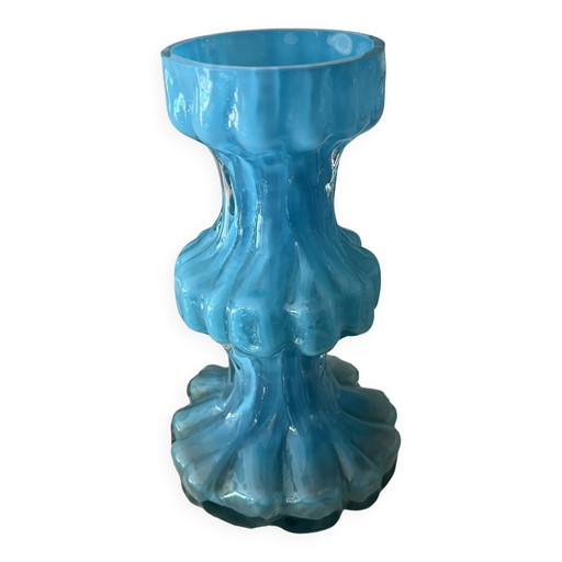 Jarrón de cristal Clichy - vintage siglo XX