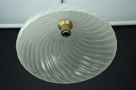 Image 1 of Lámpara colgante Barbini de cristal de Murano, principios de los años 80