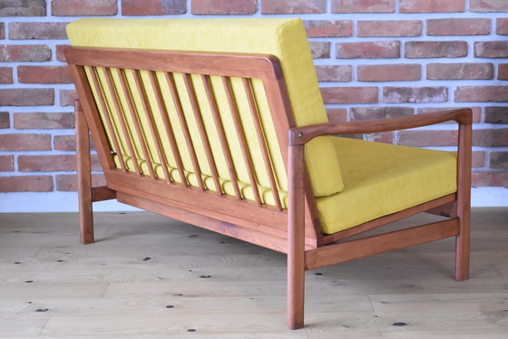 Image 1 of Scandinavian Sofa Two Seater, Yellow