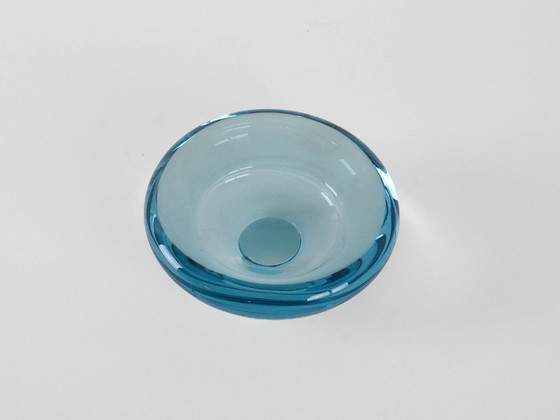 Image 1 of Glazen schaal, Deens ontwerp, jaren 60, fabrikant: Holmegaard, ontwerper: Per Lütken