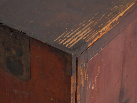Small antique Japanese cupboard - Meiji / Taishō Period (c. ) #68 – Storage cabinet, Iron (photo 12 of 40)