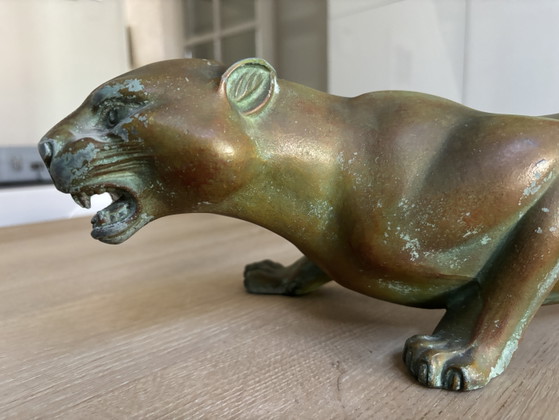Scultura di pantera in bronzo in stile Art Déco – Sculture, Bronze (photo 8 of 15)