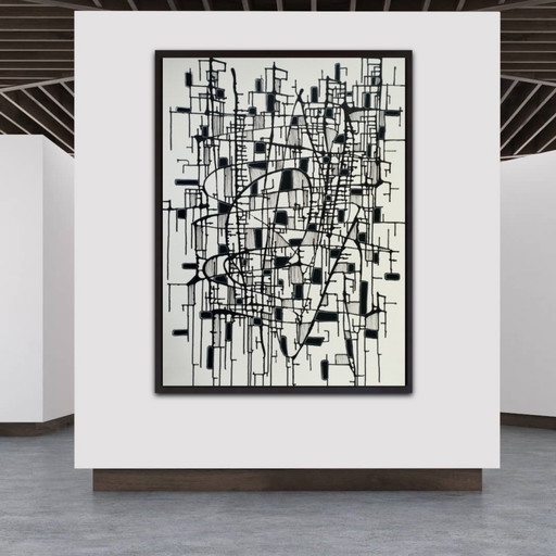 Natia Antadze Composition abstraite XXL