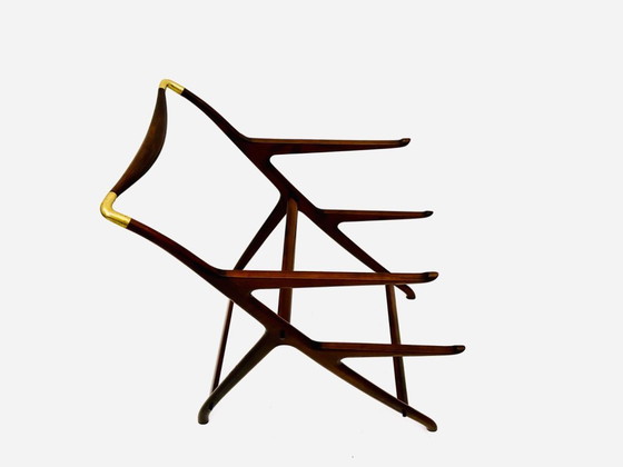 Image 1 of Modell 65 Servierwagen von Ico & Luisa Parisi für Angelo De Baggis – Italien, 1950er Jahre