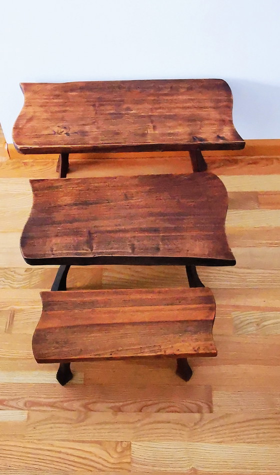 Image 1 of Set Mimi, stile brutalista, modello tronco d'albero