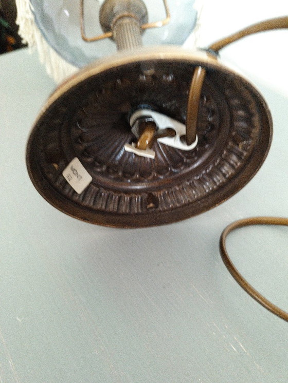 Image 1 of Antique lamp with nylon tassels