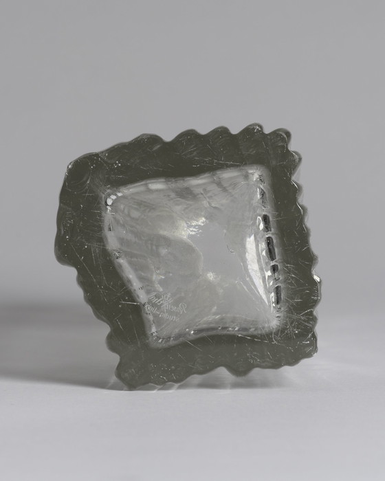 Image 1 of Curated Brutalism: A Rare Duo of Martin Freyer’s 'Glasstruktur' Vases for Rosenthal Studio Line, 1970s