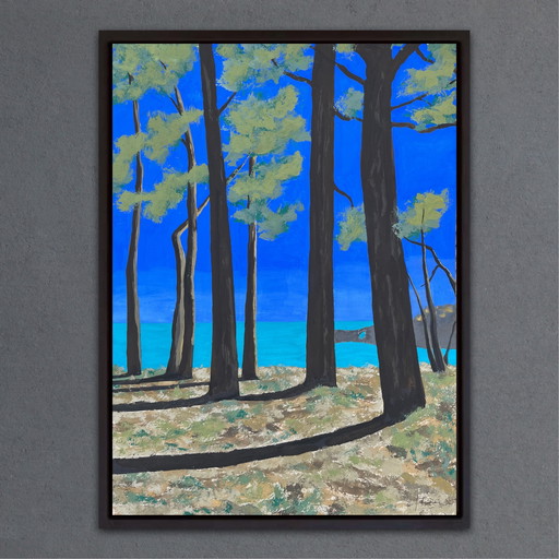 Gouache op papier, 40x30 cm.