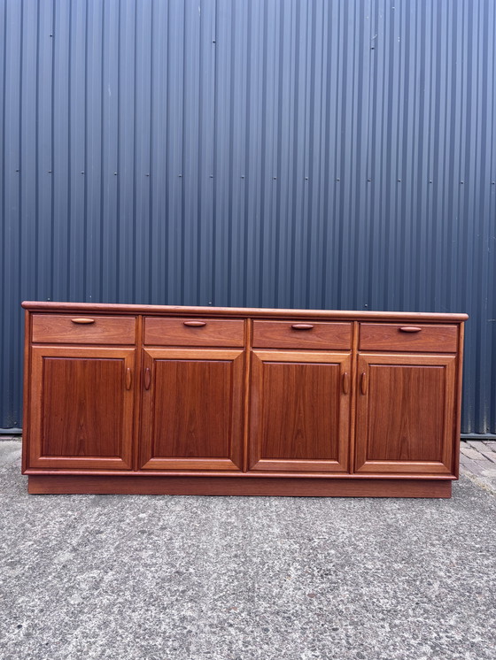 Image 1 of Buffet bas vintage dressoir teck