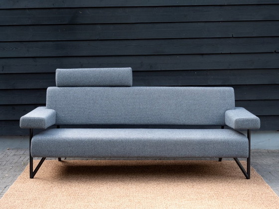 Image 1 of Havee Cloak Stone | 3-zits design bank | Blauw antraciet wol