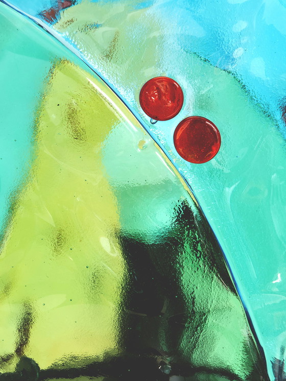 Image 1 of Glas in lood tafellamp