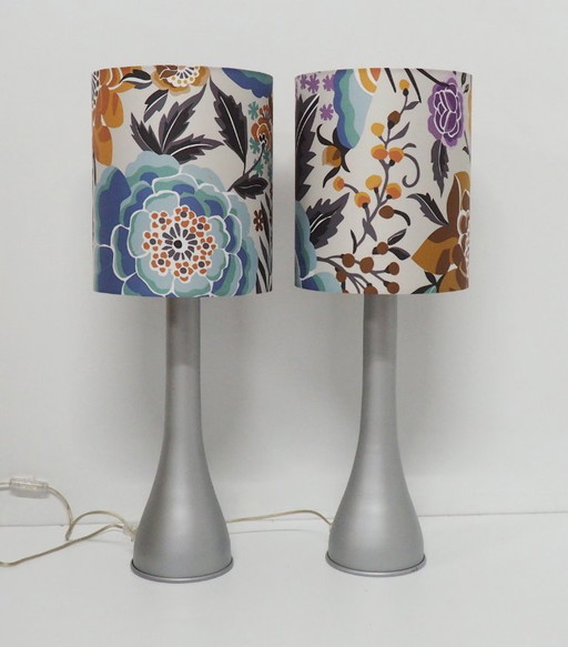 Set di lampade da tavolo minimaliste/tessuto Missoni