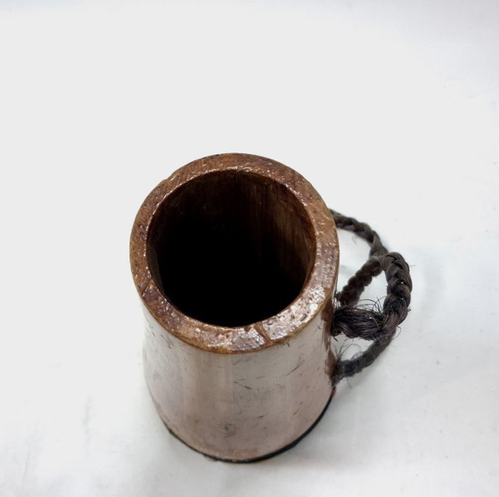 Image 1 of Handcrafted Miniature Wooden Drum