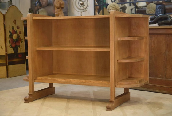 Art Deco modernistische eiken plank uit de jaren 1940. – Wandrek (photo 13 of 13)