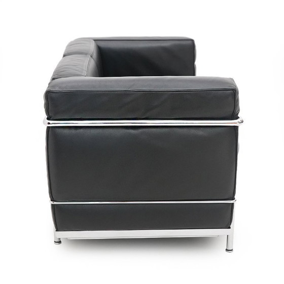Image 1 of Canapé 2 places LC2 de Le Corbusier pour Cassina, années 1970