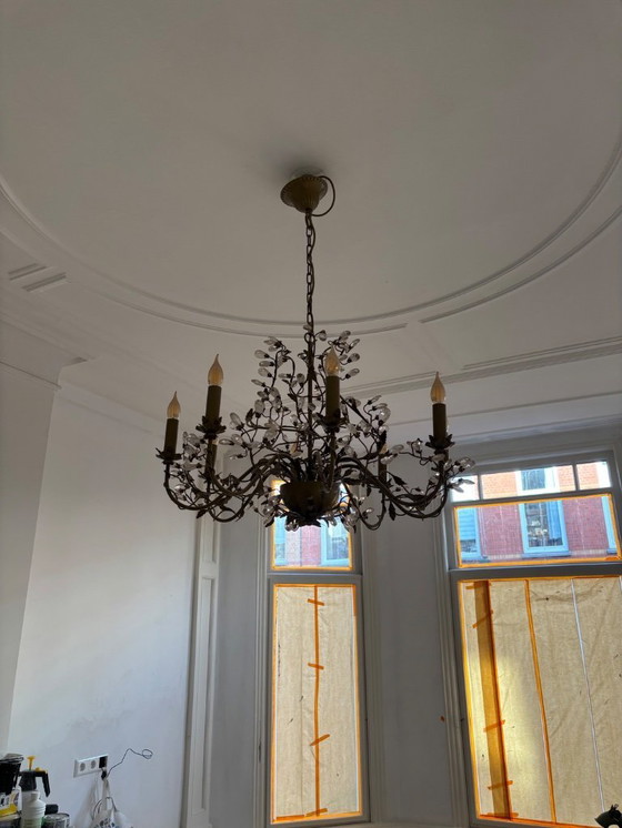 Image 1 of 2x Kroonluchter Searchlight ALMANDITE 