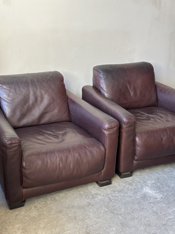 Image 1 of Natuzzi Ledersessel – Italienisches Design und hoher Komfort