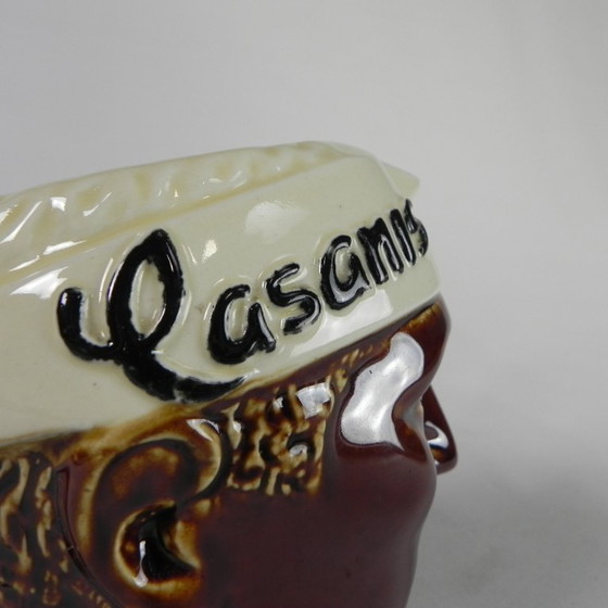 Caraffa Casanis, ceramica, testa di Moro, anni '60 – Bicchieri e caraffe (photo 11 of 13)