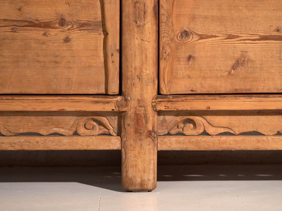 Credenza antica in legno di pino, Cina, circa 1900, Credenze, Ferro, Marrone (foto 63 di 65)