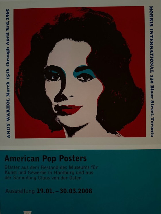 Image 1 of Andy Warhol (1928-1987), Liz, 1965, © 2008 Andy Warhol Foundation for the Visual Arts/ARS, New York, Herforder Kunstve
