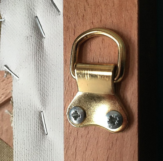 Image 1 of Cuadro original "High Sky", 70 x 50 cm, incl. marco de madera auténtica para sombra y colgador