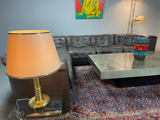 Complete Vintage Design Living Room, Exclusive Interior Setting, de Sede, Modular sofas, Leather, Brown (photo 11 of 15)