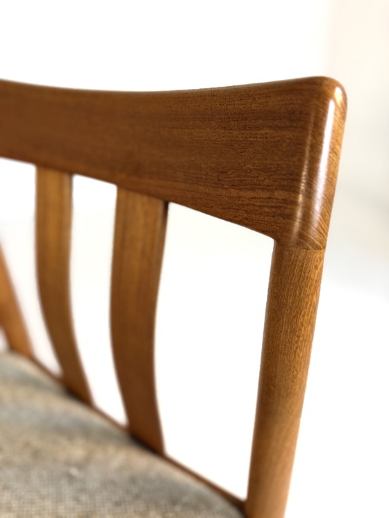 Image 1 of Ensemble de 6 chaises à repas vintage, Vamdrup Stolefabrik '70