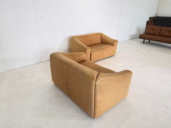 Image 1 of 2 x De Sede DS 47 Leather Sofa Couch Group Design Neck Desede