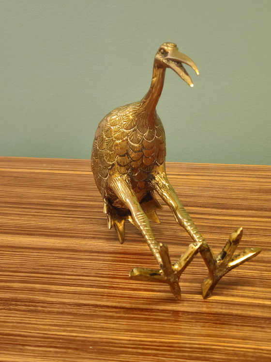 Image 1 of Set Messing Kranich Kranich Vögel