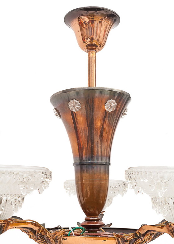 Image 1 of Art Deco Kronleuchter EZAN 6 Leuchten