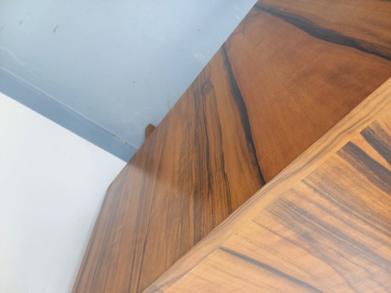 Image 1 of Double-sided executive desk in vintage Scandinavian style rosewood from the 1960s