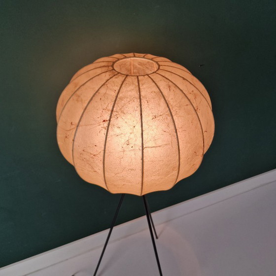 Image 1 of Lampadaire vintage en forme de cocon de Goldkant Leuchten – Allemagne, années 1960/70