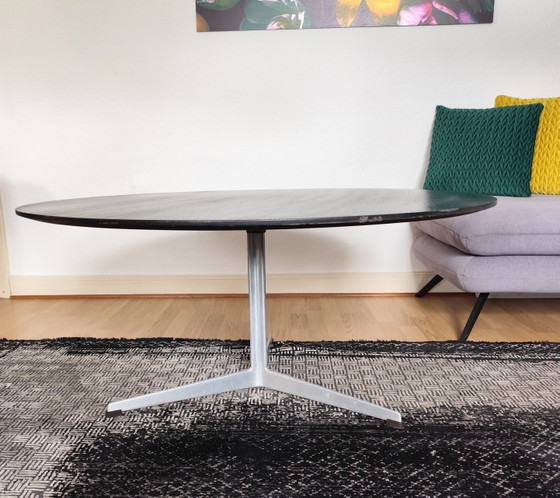 Image 1 of Arne Jacobsen for Fritz Hansen RARE 3-Arm Black - Model 3513 / coffee table (1958/60) Ø 110 cm