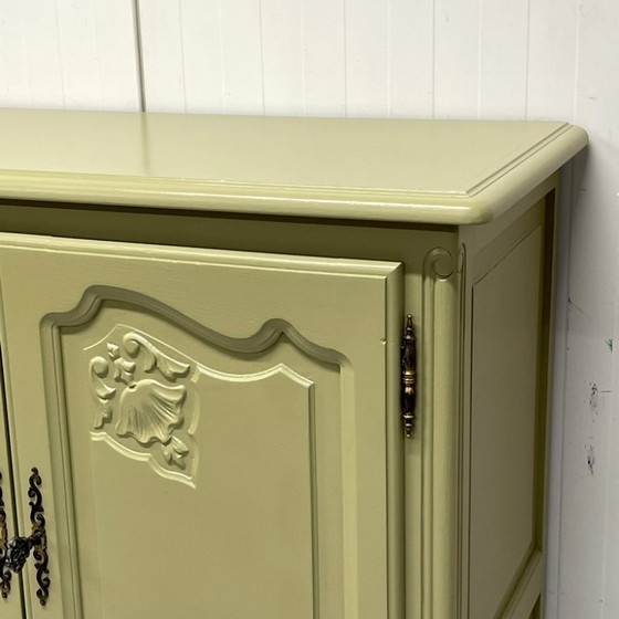 Mobile TV Queen Anne Restyle Verde Oliva Credenza Cassettiera – Credenze alte, Wood (photo 6 of 12)