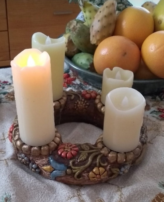 Image 1 of Thun Vintage Couronne de l'Avent rareté