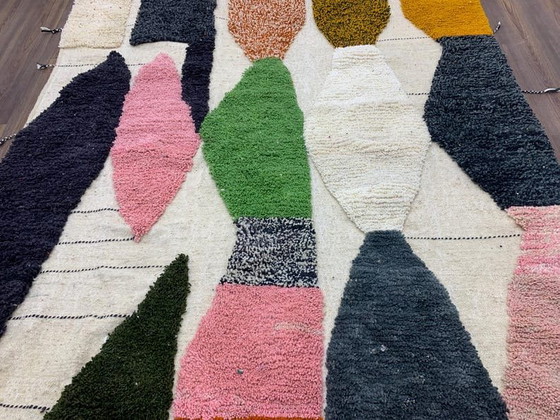 Alfombra marroquí de lana tejida a mano, hecha a medida, tamaño 200/300 cm. – Aime Té, Wool (photo 7 of 9)