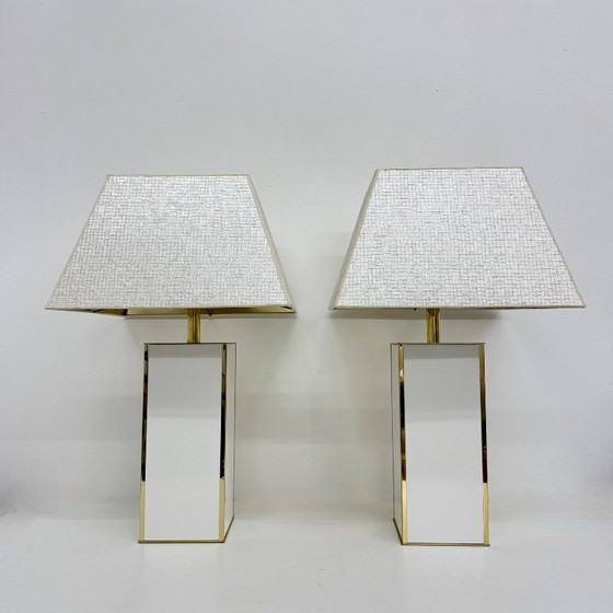 Image 1 of Pair of Maison Jansen Style Table Lamps, 1970s