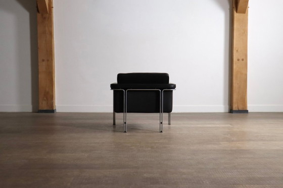 Horst Brüning Model 6912 Lounge Chair in zwart leer voor Kill International, Duitsland 1967 – Fauteuils (photo 8 of 14)