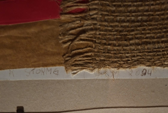 Collage Mixed-Media Astratto Unico – K. Storme (2024) – Arte, Paper, Textile (photo 7 of 10)