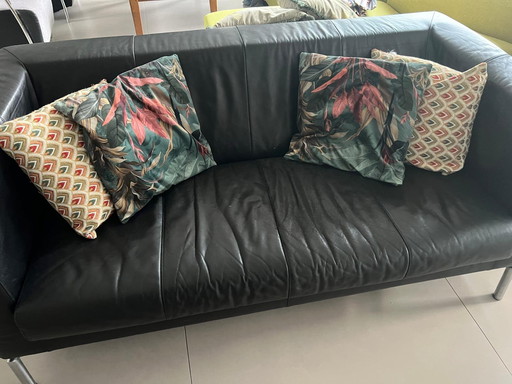 Schwarzes Montis 2-Sitzer-Sofa