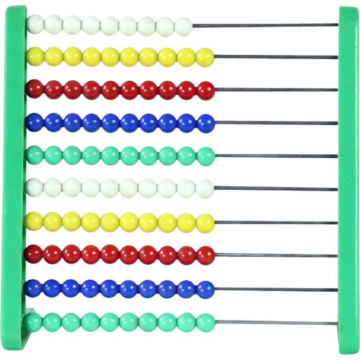 Vintage telraamtafel van plastic en metaal, Tsjecho-Slowakije 1960