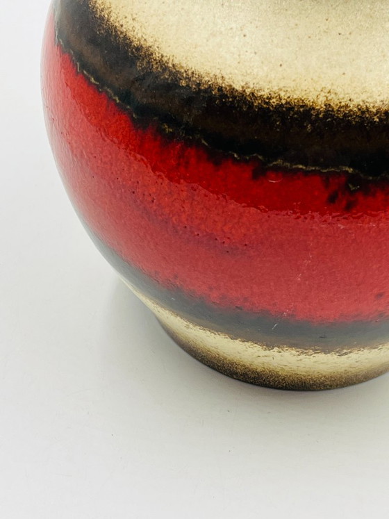 Image 1 of Scheurich 291 vase with red cabochon balls