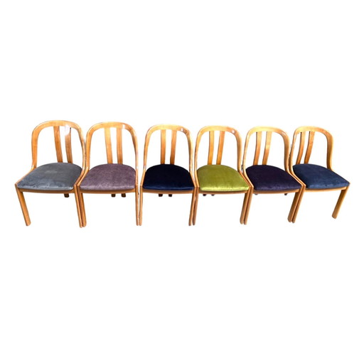 Set de 6 chaises vintage