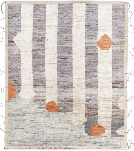 Tapis Berbère Afghan Maroc Design - Noué à la main - Style Boho Vintage 293 x 251 cm