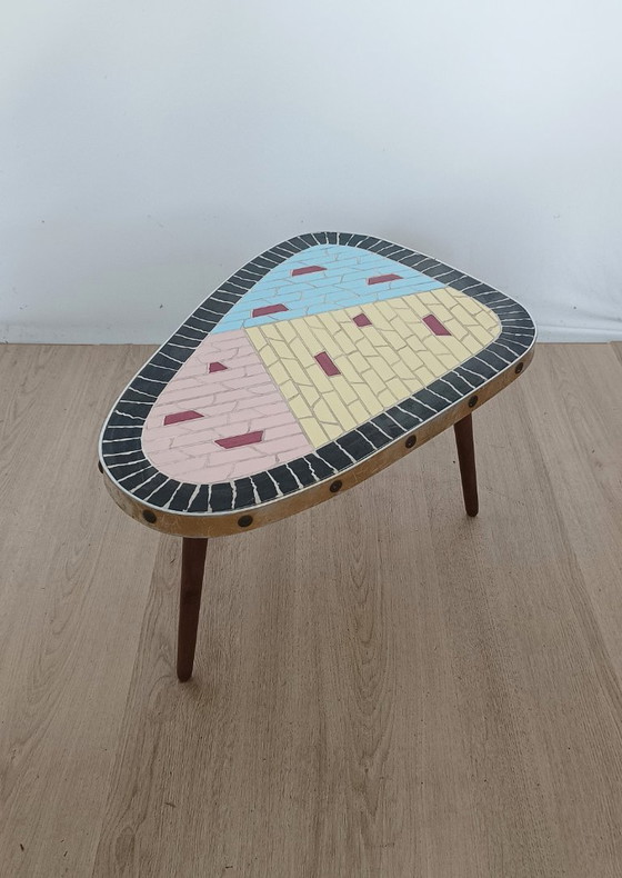 Image 1 of Table d'appoint en mosaïque des années 1950