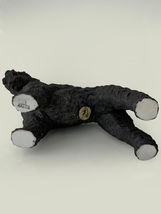 Image 1 of Statuetta decorativa vintage in porcellana Bouvier, Vaga International, modello Akita