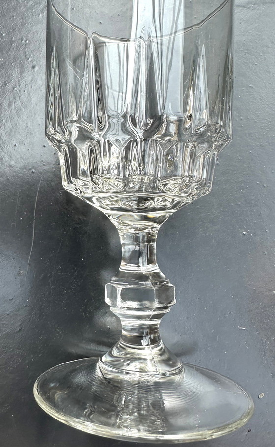 Image 1 of 3 13,5 cm Cristal d'Arques Vintage Louvre Wijnglazen