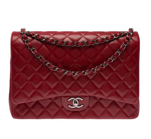 Sac CHANEL Timeless/Classique en Cuir Rouge - 103495